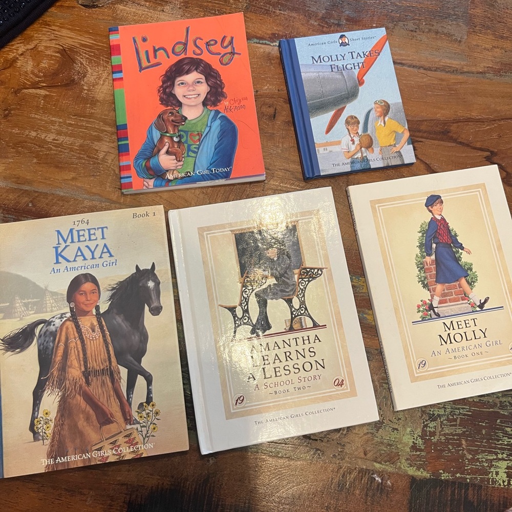 Five American Girl Books